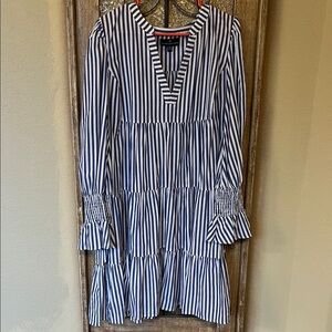 Pomander Place (Tuckernuck) Kenzo Blue and White Striped Dress